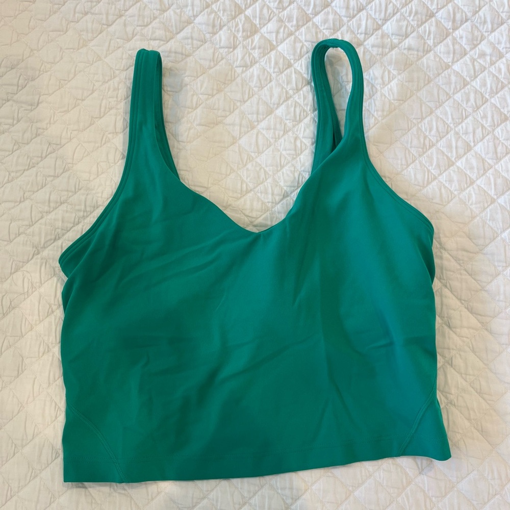 Lululemon Tidewater Teal Align Tank Size 8